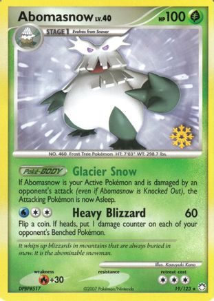 Abomasnow 019/123  Countdown Calendar Promos - Promo