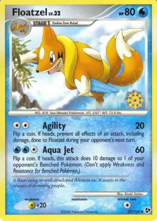 Floatzel 037/106  Countdown Calendar Promos - Promo