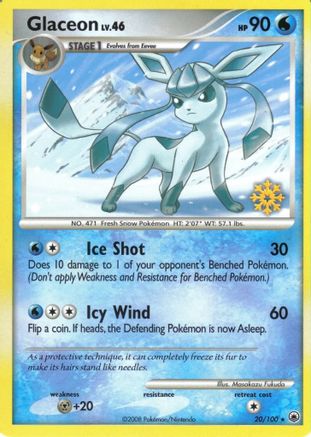 Glaceon 020/100  Countdown Calendar Promos - Promo