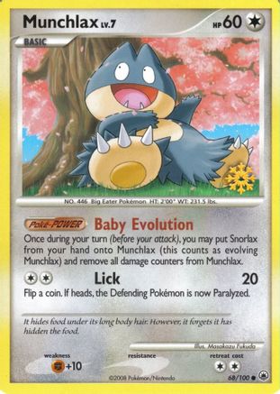 Munchlax 068/100  Countdown Calendar Promos - Promo