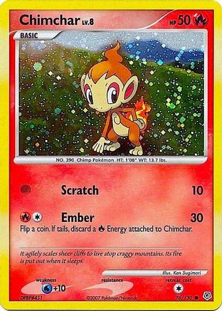 Chimchar 076/130  - Holofoil Miscellaneous Cards & Products - Promo