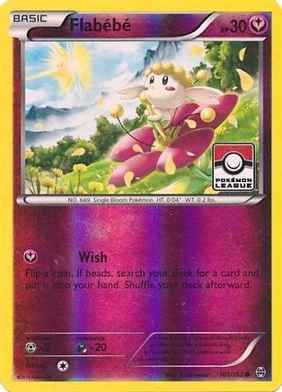 Flabebe 101/162  - Reverse Holofoil League & Championship Cards - Promo