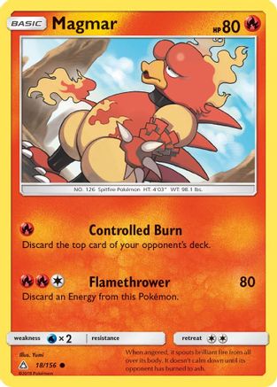 Magmar 018  SM  Ultra Prism - Common