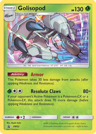 Golisopod SM52  - Holofoil SM Promos - Promo
