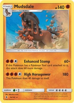 Mudsdale 076/145  Deck Exclusives - Rare