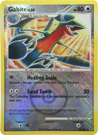 Gabite 059/147  - Reverse Holofoil League & Championship Cards - Promo
