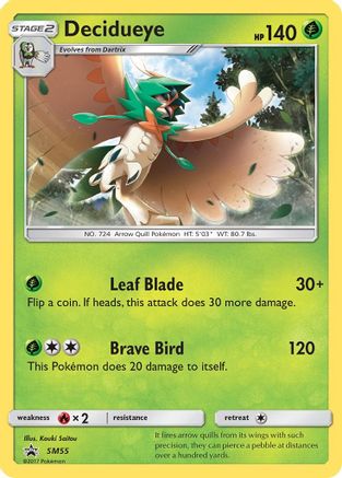 Decidueye SM55  - Holofoil SM Promos - Promo