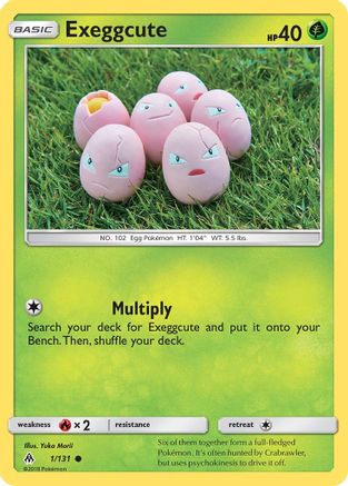 Exeggcute 001/131  SM  Forbidden Light - Common