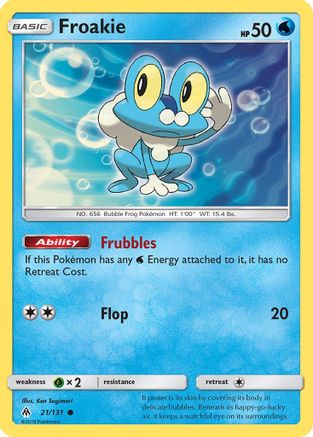 Froakie (21) 021/131  SM  Forbidden Light - Common