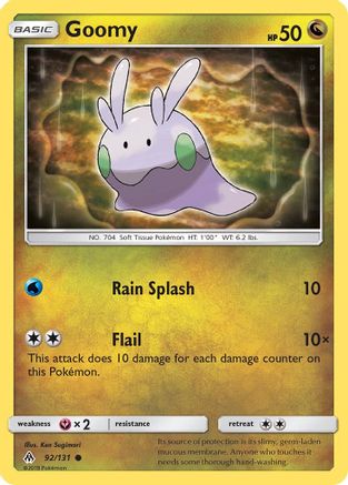Goomy (92) 092/131  - Reverse Holofoil SM  Forbidden Light - Common