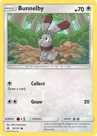Bunnelby 097  SM  Forbidden Light - Common