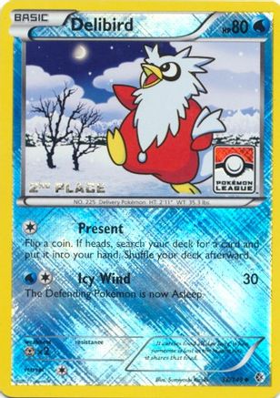 Delibird 038/149  - Reverse Holofoil League & Championship Cards - Promo