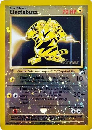 Electabuzz 001  - Reverse Holofoil Best of Promos - Promo