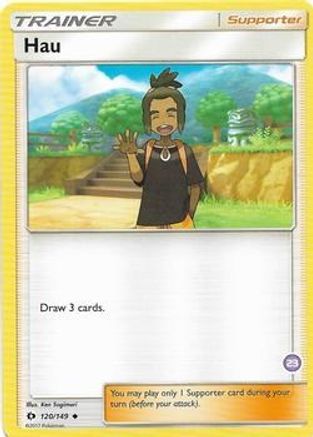Hau (23) (Alolan Sandslash Half-Deck) 120  SM Trainer Kit Alolan Sandslash & Alolan Ninetales - Uncommon