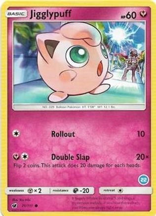 Jigglypuff (22) 021  SM Trainer Kit Alolan Sandslash & Alolan Ninetales - Common