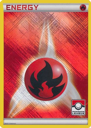 Fire Energy (2011 Pokemon League)  - Holofoil League & Championship Cards - Promo