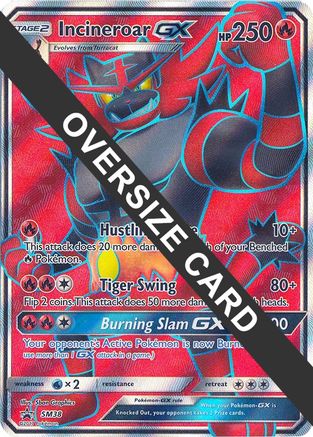 Incineroar GX SM38  - Holofoil Jumbo Cards - Promo