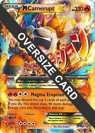 M Camerupt EX XY198  - Holofoil Jumbo Cards - Promo