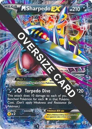 M Sharpedo EX XY200  - Holofoil Jumbo Cards - Promo