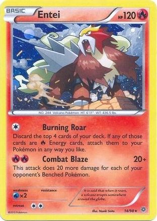 Entei 014/98  - Holofoil Blister Exclusives - Promo