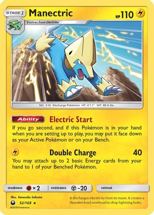 Manectric 052  SM  Celestial Storm - Rare