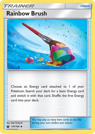 Rainbow Brush 141  SM  Celestial Storm - Uncommon
