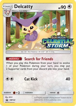 Delcatty SM132  - Holofoil SM Promos - Promo