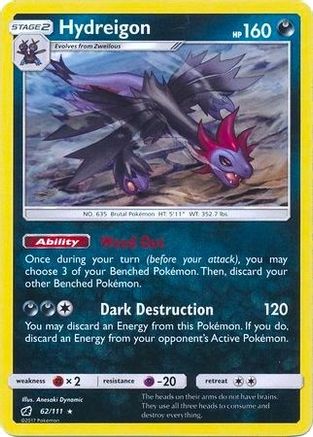 Hydreigon 062/111  - Holofoil Deck Exclusives - Holo Rare