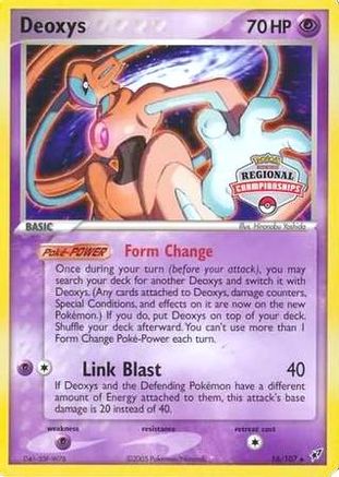 Deoxys 016/107  League & Championship Cards - Promo