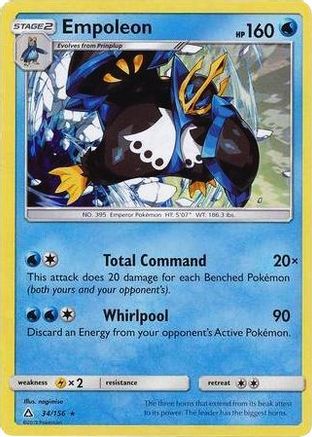 Empoleon 034/156  - Holofoil Deck Exclusives - Rare