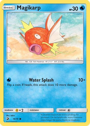 Magikarp 019/70  - Reverse Holofoil Dragon Majesty - Common