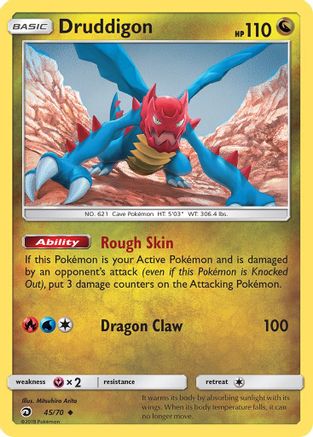Druddigon 045/70  Dragon Majesty - Uncommon