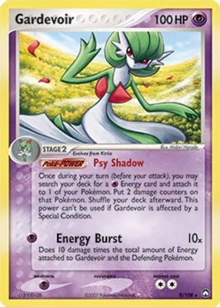 Gardevoir 009/108  Deck Exclusives - Rare