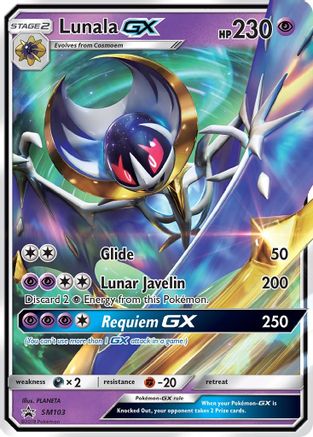 Lunala GX SM103  - Holofoil SM Promos - Promo