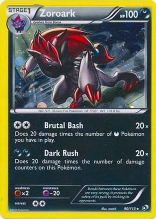Zoroark 090/113  - Holofoil Blister Exclusives - Promo