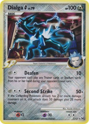 Dialga G 007/127  - Reverse Holofoil League & Championship Cards - Promo