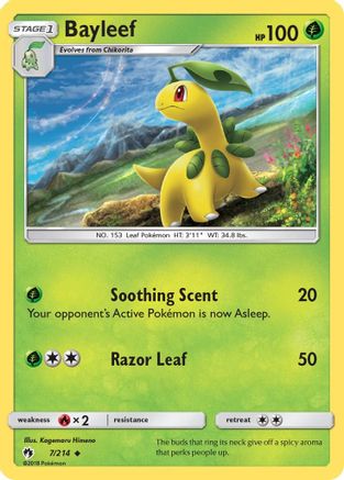 Bayleef 007/214  SM  Lost Thunder - Uncommon