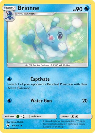Brionne 066/214  - Reverse Holofoil SM  Lost Thunder - Uncommon