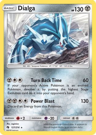 Dialga 127/214  - Reverse Holofoil SM  Lost Thunder - Holo Rare