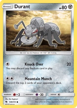 Durant 128/214  SM  Lost Thunder - Common