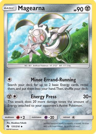 Magearna 131  - Reverse Holofoil SM  Lost Thunder - Uncommon