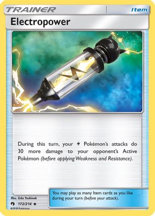 Electropower 172/214  SM  Lost Thunder - Uncommon