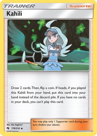 Kahili 179/214  - Reverse Holofoil SM  Lost Thunder - Uncommon