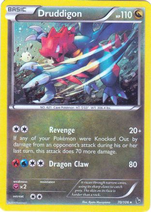 Druddigon 070/106(Cosmos  - Holofoil Blister Exclusives - Promo