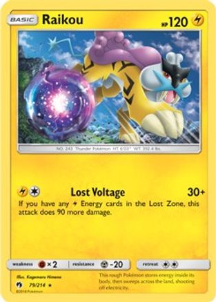 Raikou 079/214  - Holofoil Deck Exclusives - Holo Rare