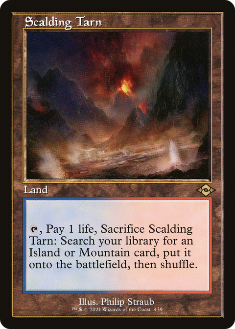 Scalding Tarn (Retro Frame) (MH2-439) - Modern Horizons 2 Etched Foil