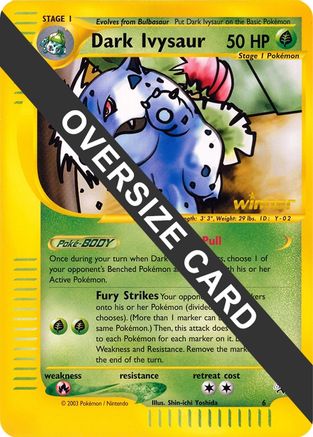 Dark Ivysaur 006  Jumbo Cards - Promo