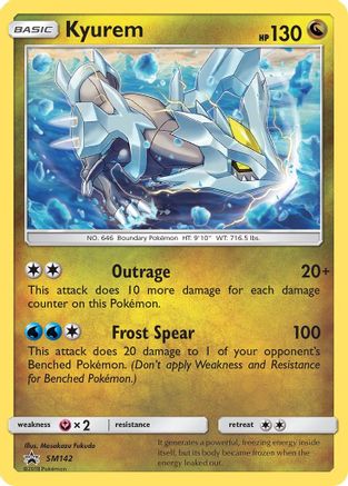 Kyurem SM142  - Holofoil SM Promos - Promo