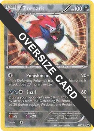 Zoroark BW BW19  - Holofoil Jumbo Cards - Promo