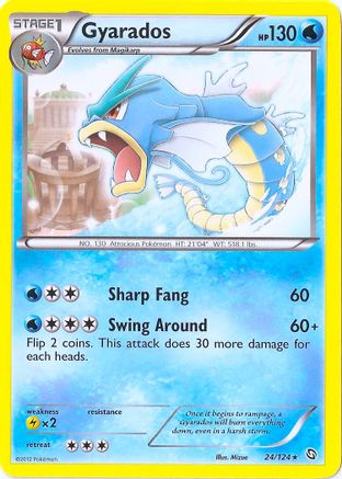 Gyarados 024/124  - Holofoil Blister Exclusives - Promo